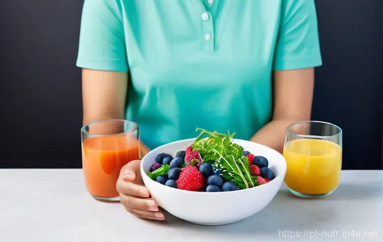 영양사와 관련된 연구 과제 - **Prompt:** "A modern, professional female nutritionist, in her late 30s, with a warm and intelligen...